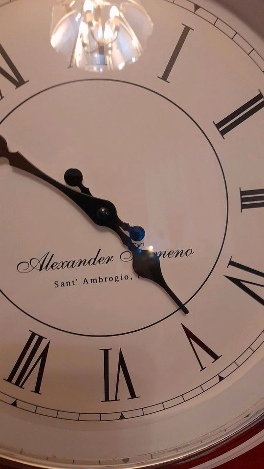 Wanduhr weiß Alexander Sermeno Italien in Wuppertal