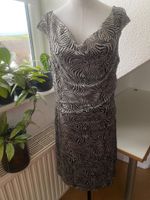 Creme schwarzes Sir Oliver Sommerkleid Cocktailkleid Größe 42 XL Bayern - Attenkirchen Vorschau