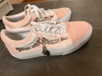 Vans Old Skool Kette Turnschuhe Velours Pink Bayern - Königsbrunn Vorschau