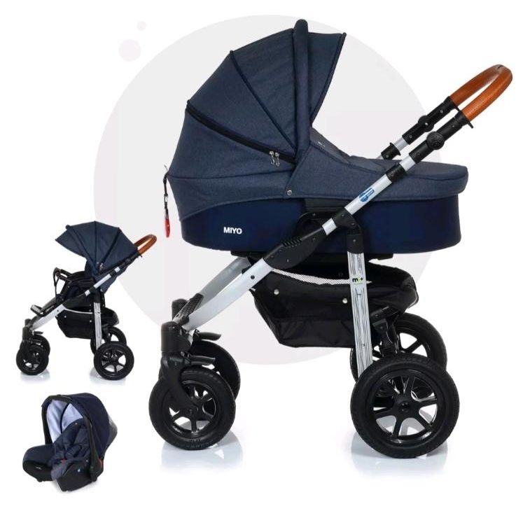 Kinderwagen Komplett-Set MIYO denim UVP 800€ in Dortmund