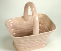 Henkelkorb Keramik Korb mit Henkel rosa Keramikkorb Henkelschale Thüringen - Kammerforst Vorschau