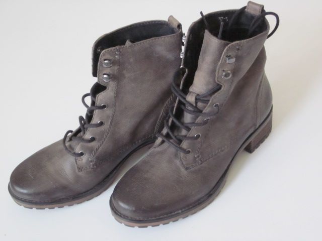 SPM Stiefeletten/Boots Echtleder grau-braun- Gr.37 - NEU in Petersberg