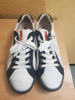 Prada damen Sneakers gr.40 weiß-schwarz West - Unterliederbach Vorschau