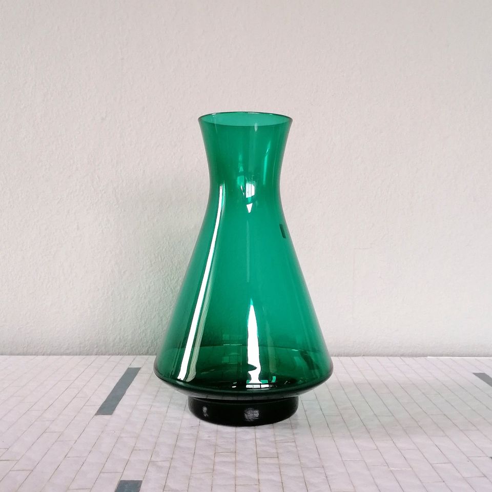 Zwiesel Glasvase, Vintage, Mid-Century, Design, 60er, 70er, Vase in Hamburg