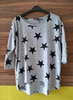 3/4 Arm Shirt, Only, grau mit schwarzen Sternen, Größe L Bayern - Mering Vorschau