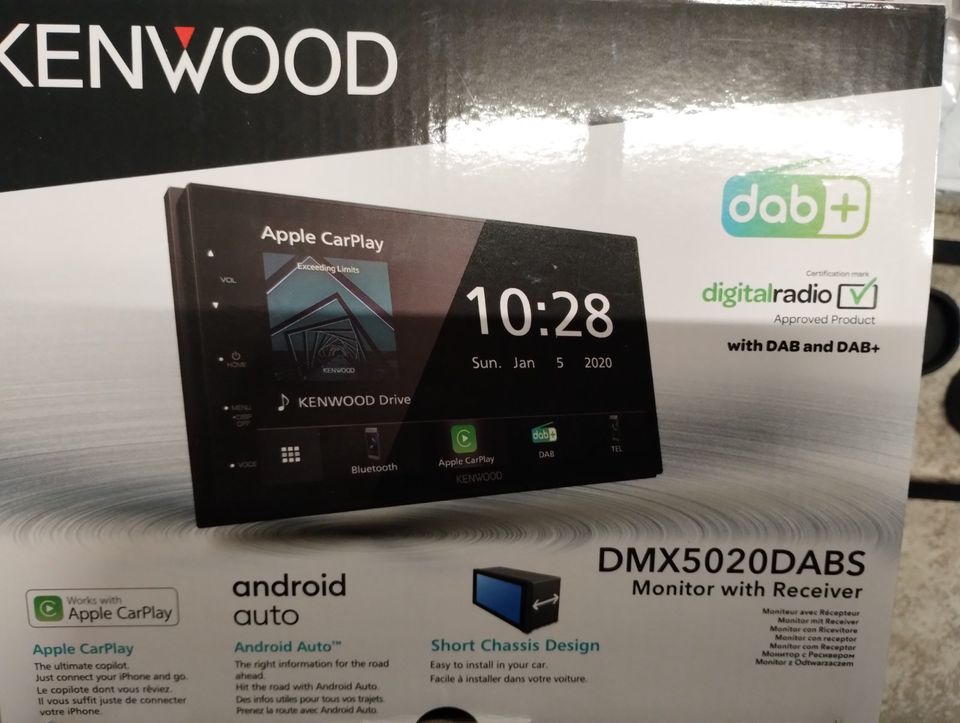 Kenwood DMX5020 DABS Moniciever CarPlay Android Auto in Lennestadt
