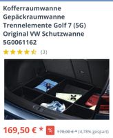 Golf 7 Kofferraumwanne/ aufgeteilt Bayern - Germering Vorschau