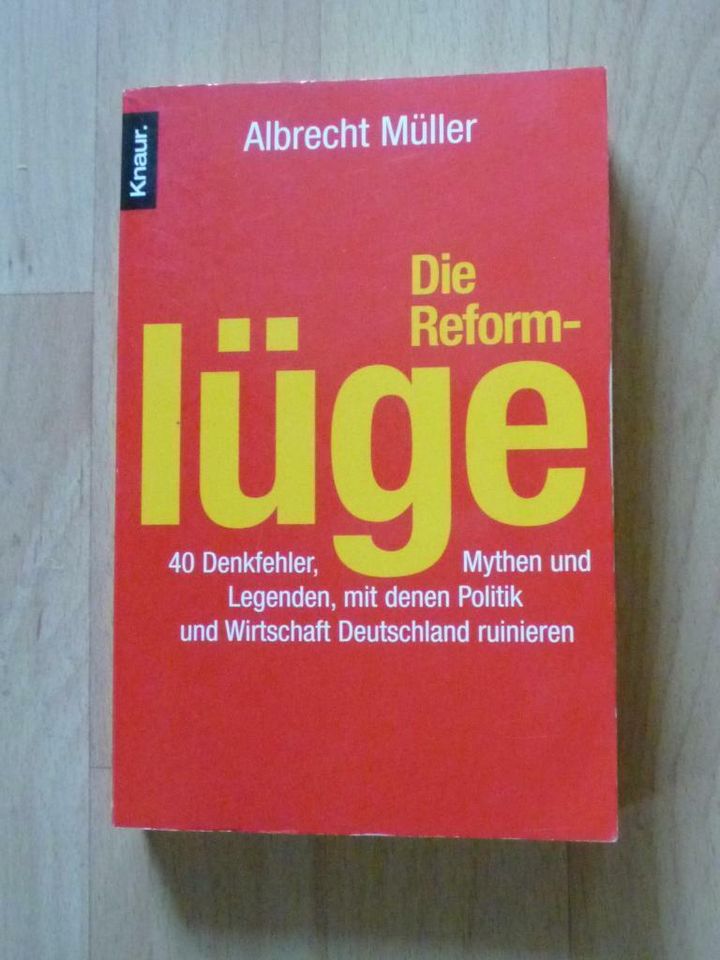 Albrecht Müller - Die Reform-Lüge Buch Mythen Legenden Politik in Nordhorn