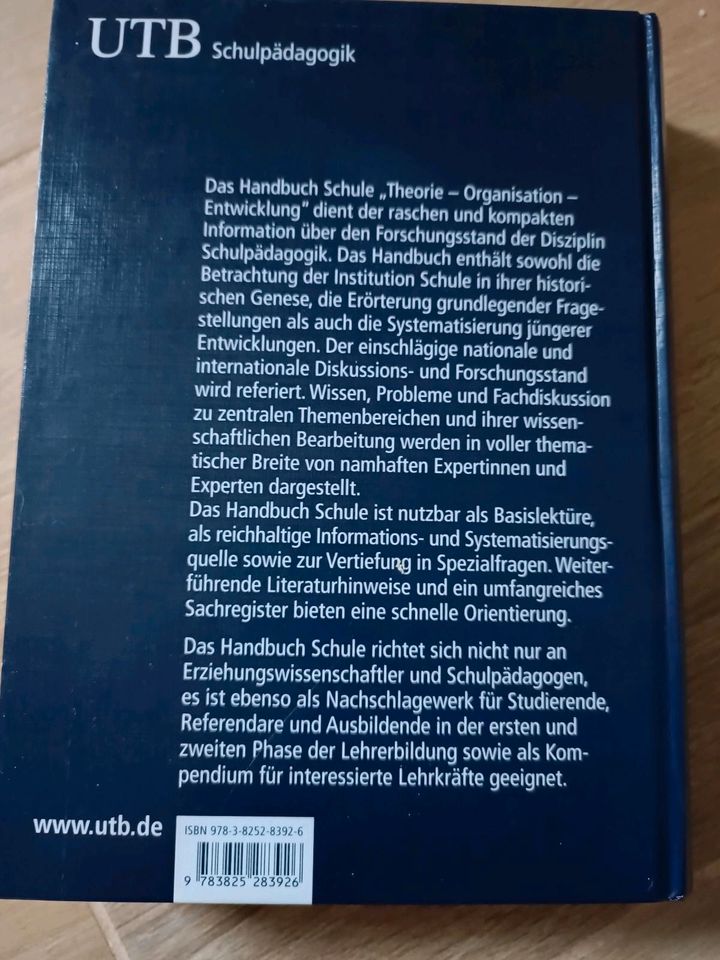 Bücher Lehramt Deutsch Pädagogik Erziehungswissenschaft Fachbuch in Zeschdorf