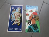 2 Zeitdokumente RHEIN Landkarte u. Info GFR /Rheingold Reisen Berlin - Steglitz Vorschau