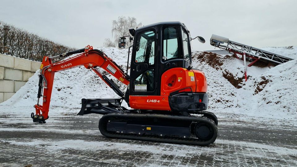 5to Bagger Kubota U48 mieten Vermietung ab 175€ pro Tag +MwSt in Goldbach