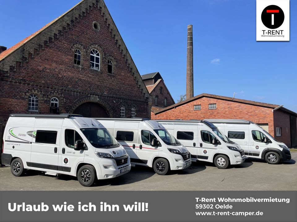 VW Grand California 600 mieten Wohnmobil Kastenwagen #allesdrin in Oelde