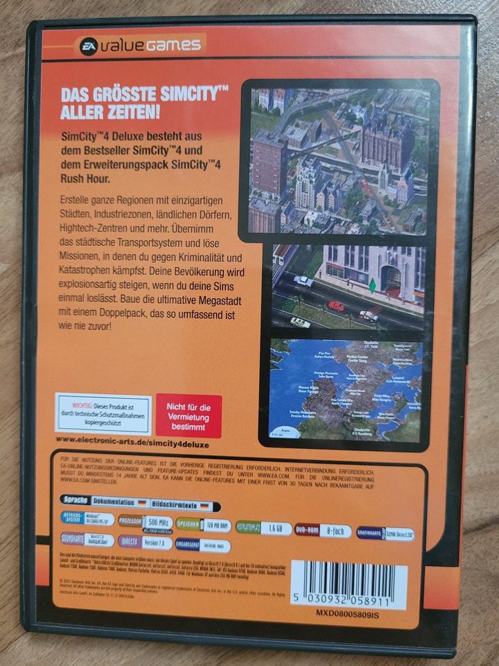 SIM CITY 4  "Deluxe Edition"   ..Pc Game in Wernigerode