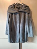 Vero Moda Damen Wollmantel mit Kapuze, grau blau Bayern - Bayreuth Vorschau