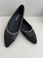 Original Chanel Ballerinas Flats schwarz 39 TOP Zustand Wandsbek - Hamburg Volksdorf Vorschau