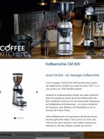 Graef CM 800 Elektrische Kaffemühle Dortmund - Wellinghofen Vorschau