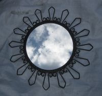 Wandspiegel Metall Spiegelglas rund zum anhängen Parchim - Landkreis - Parchim Vorschau