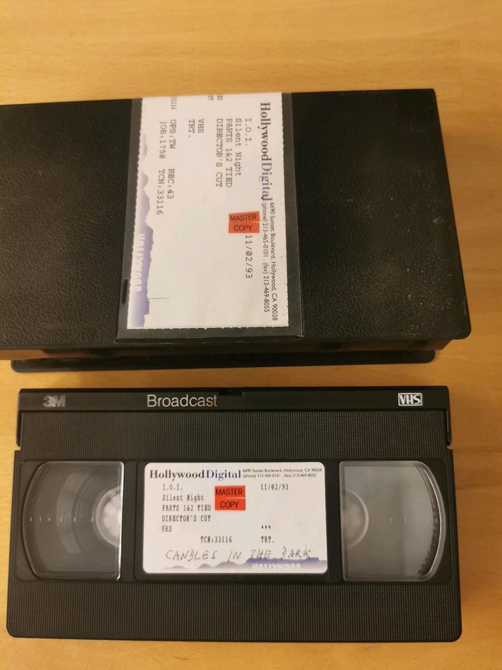 Original Master Copy Hollywood Studio Aufnahme Video Kassette in Silberhausen