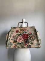 Vintage Reisetasche/große Tasche mit Blumen hell Rheinland-Pfalz - Rengsdorf Vorschau