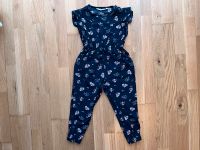 H&M Jumpsuit Overall Mädchen Sommer Gr. 110 blau Blumen Berlin - Köpenick Vorschau