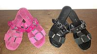2 x Tamaris Pantoletten Schlappen Sandalen Gr 38+39 pink schwarz Nordrhein-Westfalen - Erkelenz Vorschau