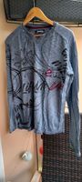 ★ DESIGUAL man S Langarmshirt blau Blumen Blätter ★ Nordrhein-Westfalen - Witten Vorschau