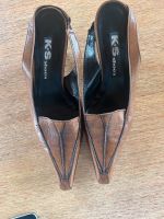 K+S Slingpumps, Pumps Gr. 4 1/2 wie Neu, braun Niedersachsen - Isernhagen Vorschau