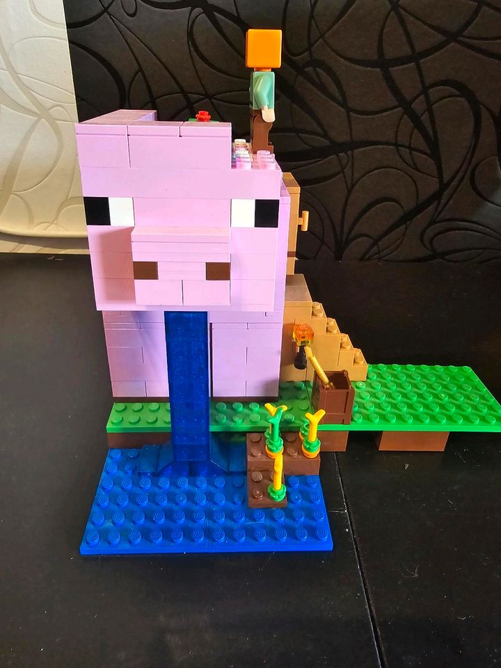 Lego 21170 Minecraft schweinehaus neuwertig in Mechernich