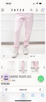 Tates Jogginghose Sweatpants Hose Jogger S Babyrosa Rosa Baden-Württemberg - Aalen Vorschau