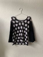 Vintage Häckel Crochet Netz Pullover/Oberteil/Shirt mit Blumen Nordrhein-Westfalen - Bornheim Vorschau