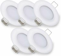 5 LED Einbauleuchten, weiß, ultra flach, Ø85mm, 5W, neu Niedersachsen - Wilhelmshaven Vorschau