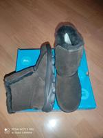 Neu Skechers Goga Mat Leder Boots Gr.37 warm gefüttert leicht Sachsen - Zwoenitz Vorschau