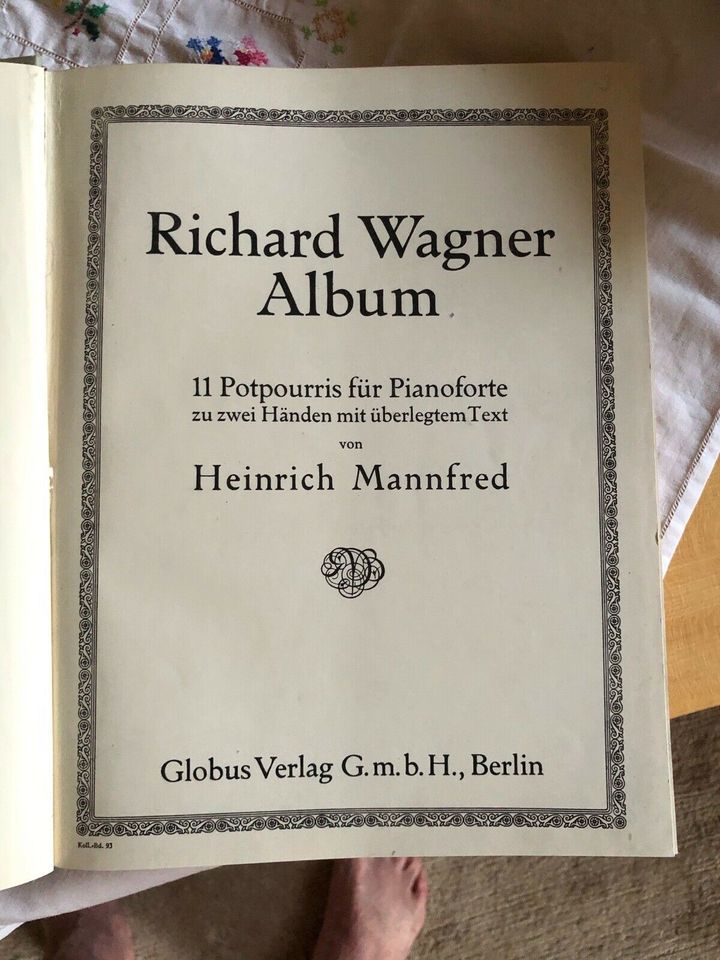 Klaviernoten Richard Wagner 11 Potpurris Pianoforte in Zorneding