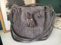 BRAX Handtasche / Wildledertasche taupe Bayern - Nabburg Vorschau