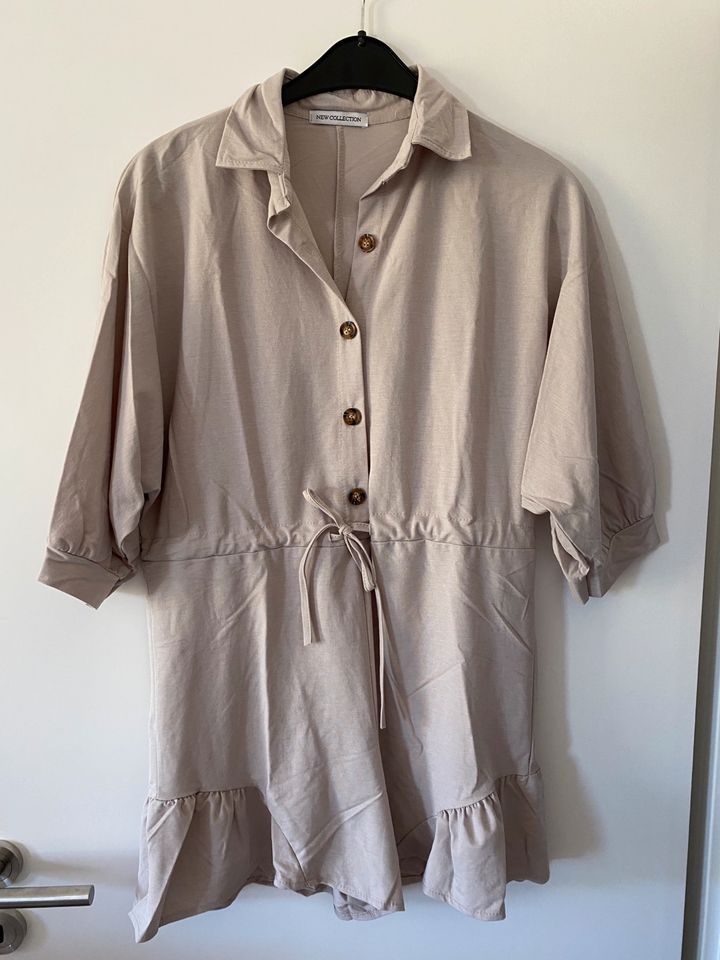 Jumpsuit Overall Damen beige Neu in Waldbüttelbrunn