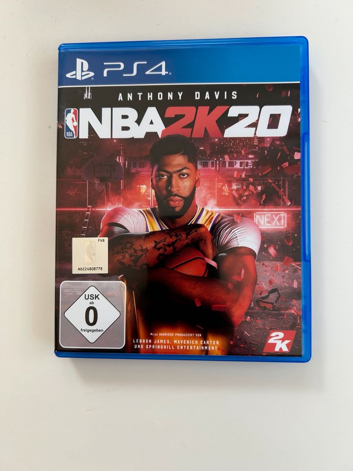 PS4 NBA 2K20 (PlayStation 4) Spiel-Disc und Hülle in Rödermark
