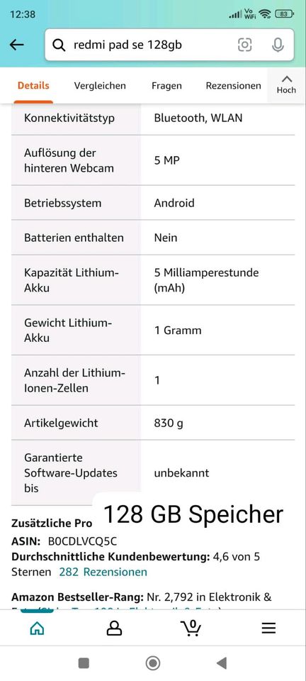 Redmi Pad SE in Bad Liebenstein