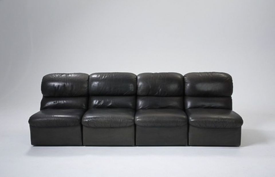 Modulares Vintage COR Leder Sofa in Düsseldorf