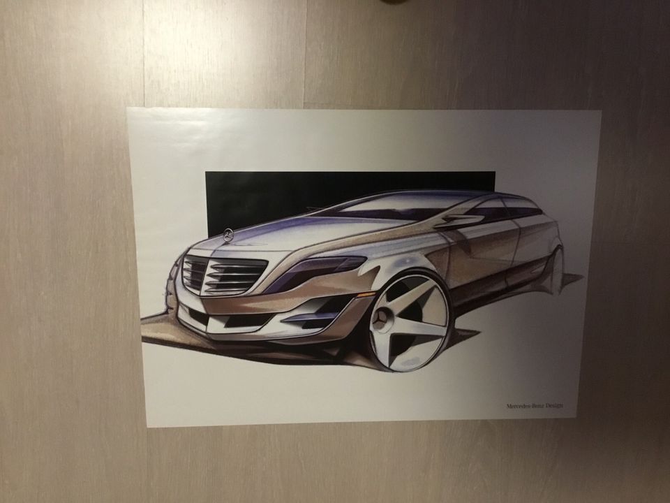 Design - Zeichnung Mercedes Benz in Gechingen