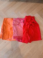 Set Shorts Sommer rot orange highwaist Bayern - Hohenfurch Vorschau