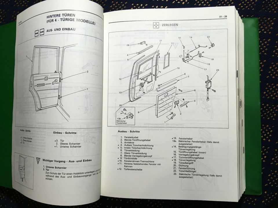 Reparaturanleitung Werkstatthandbuch Isuzu Trooper 1986 UBS Serie in Burgwald