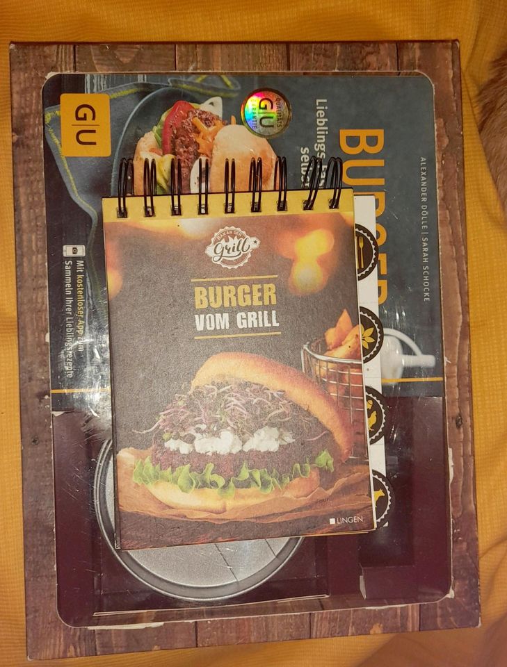 Burger Set mit  Pad, Buch, App + Extra Rezeptkalender in Markt Schwaben