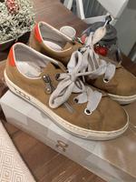 Rieker Sneaker beige Gr 39 Reißverschluss lederfussbett Nordrhein-Westfalen - Gevelsberg Vorschau