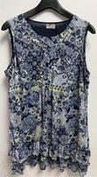 Lange Bluse Kleid Gr.44 Blau Blumen Sommer Frühling Herbst Frau Nordrhein-Westfalen - Hamm Vorschau