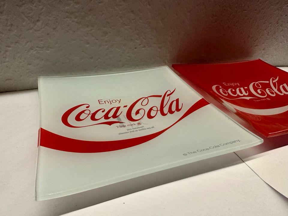 Coca Cola Glas Wechselgeld Teller / Aschenbecher in Frankenthal (Pfalz)