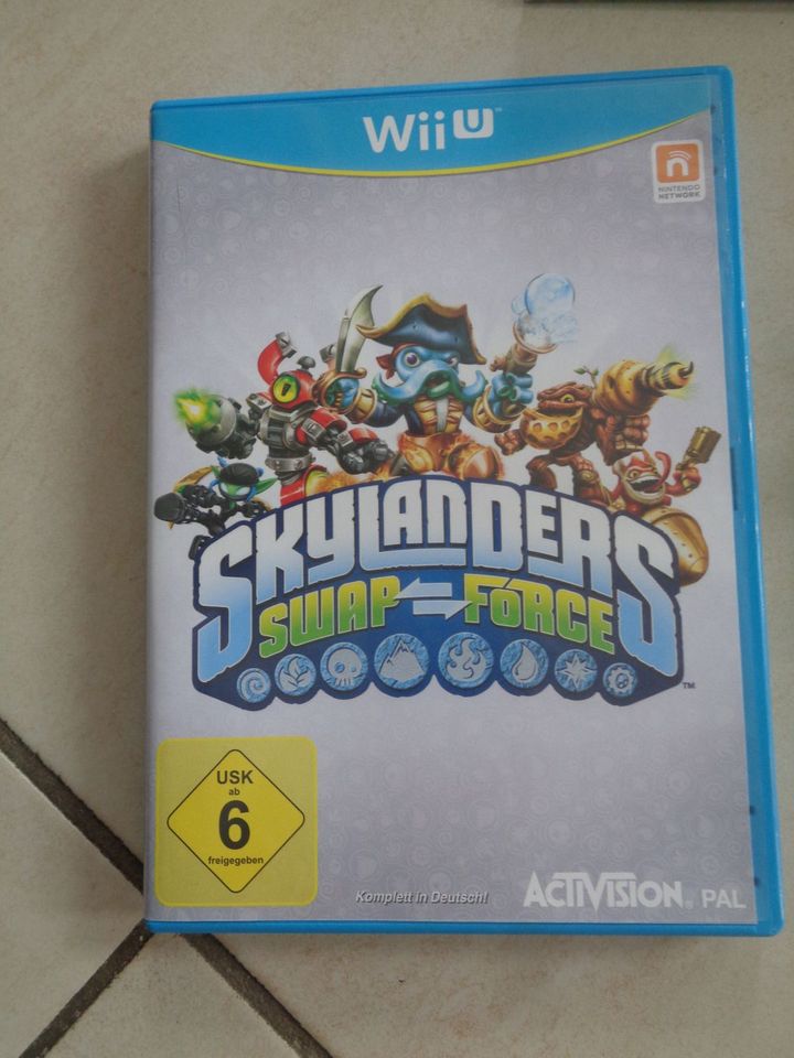 Wii U Skylander Swap Force, Spiel, Plattform und 8 Spielfiguren in Ötisheim