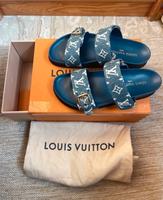 Louis Vuitton Bom dia Mules Sandalen 40 denim Bayern - Bad Endorf Vorschau