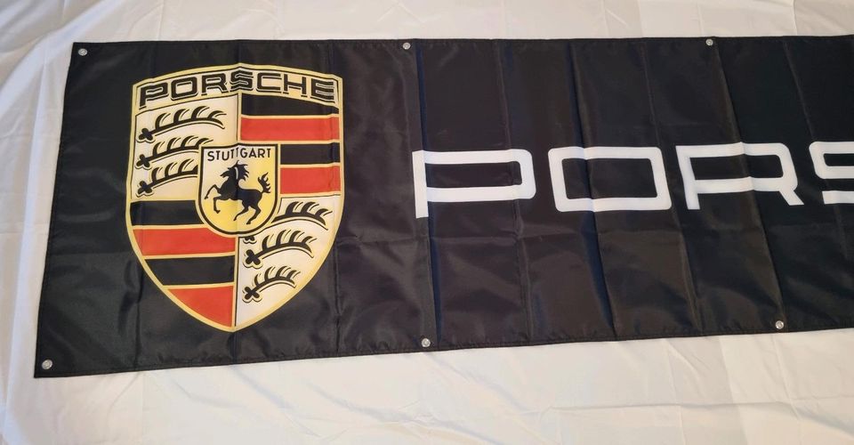 Porsche Banner 70x300 Flagge Fahne Werbung Werkstatt Deko Garage in Hannover