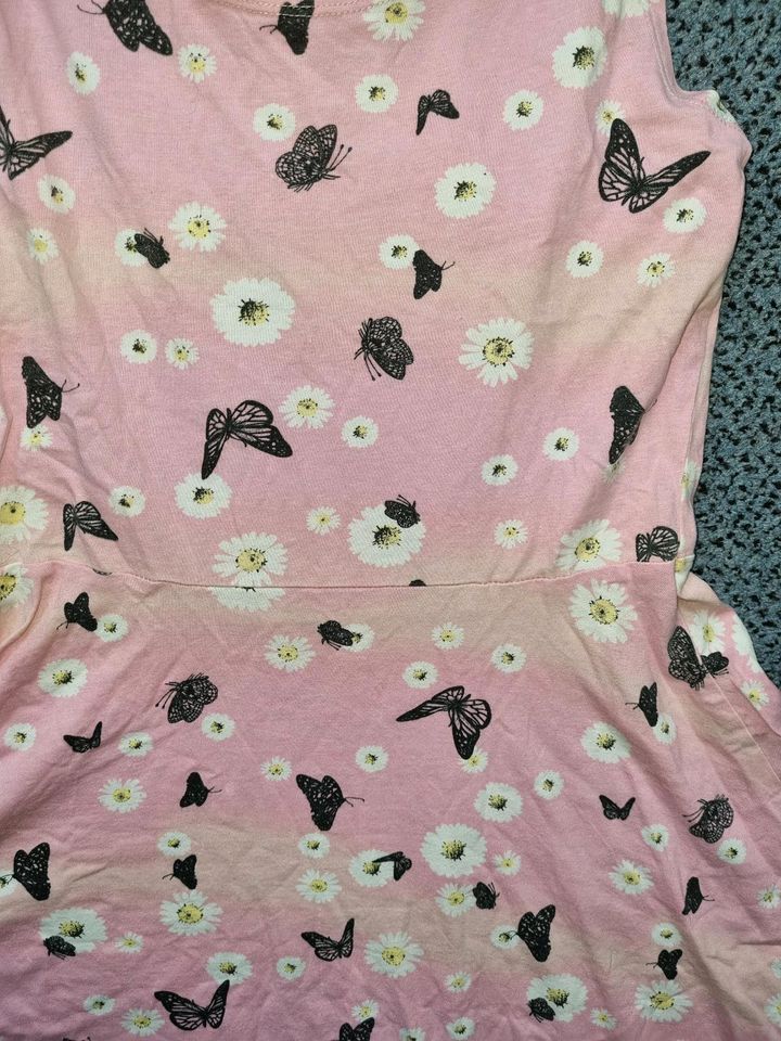 Kleid für Mädchen Schmetterlinge rosa von H&M Gr  170 3€ Abholung in Wienhausen