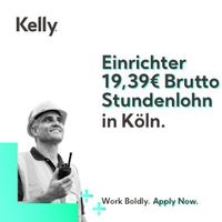 Einrichter 19,39€ Brutto Stundenlohn (m/w/d) Nordrhein-Westfalen - Köln Vogelsang Vorschau